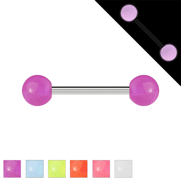 Colored Acrylic Tongue Barbell