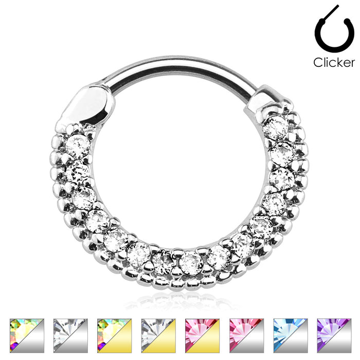 Round Top 316L Surgical Steel Septum And Cartilage Clicker