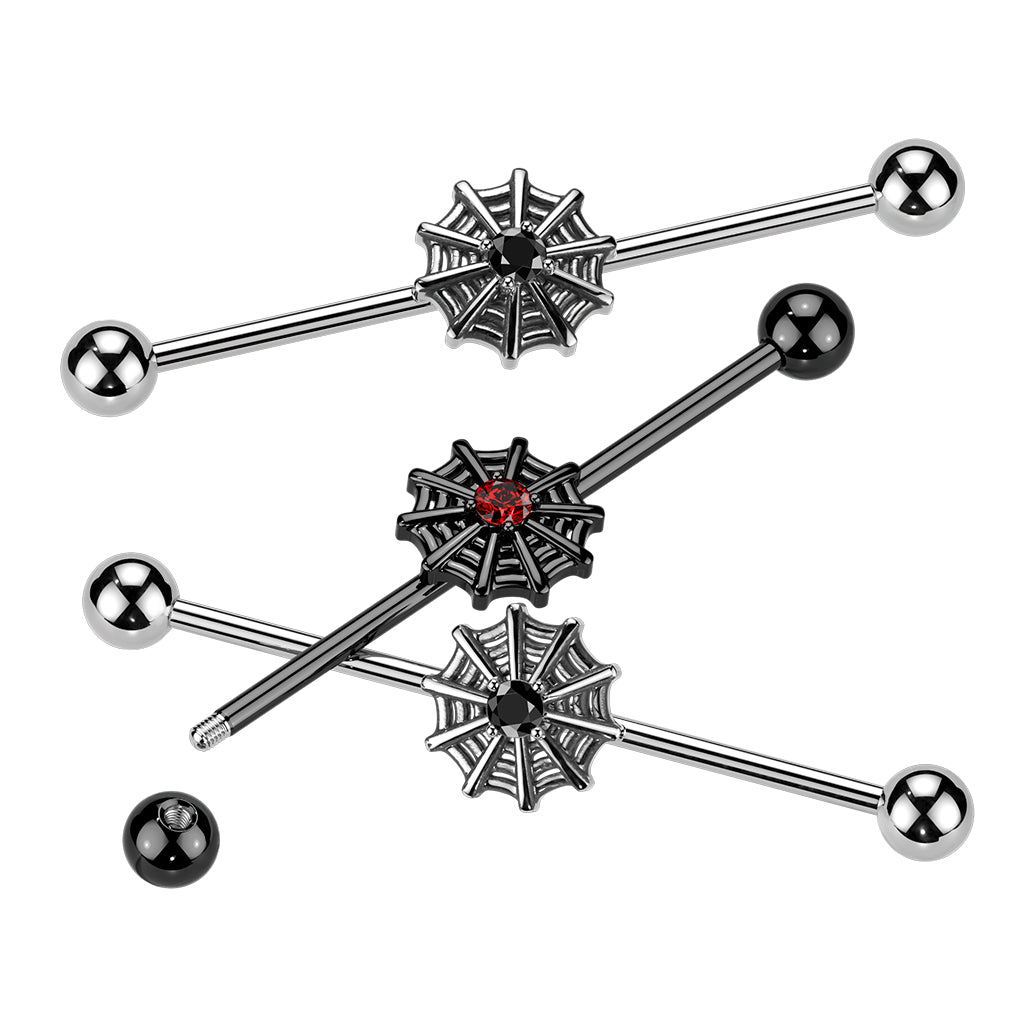 Spiderweb CZ Industrial Barbell