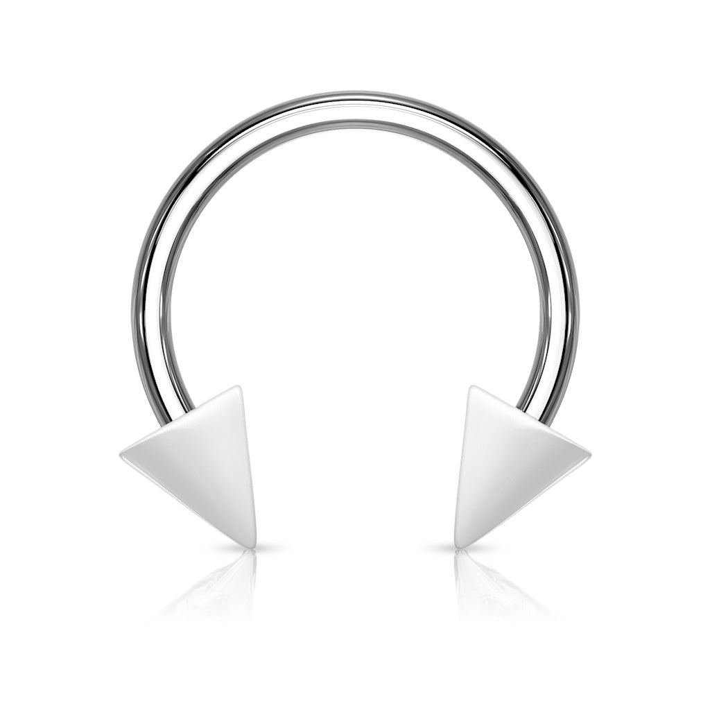 Cones Acrylic Horse Shoe - White