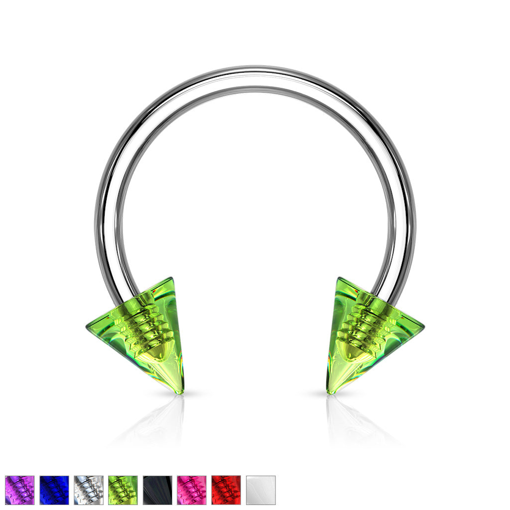 Cones Acrylic Horse Shoe - all colors
