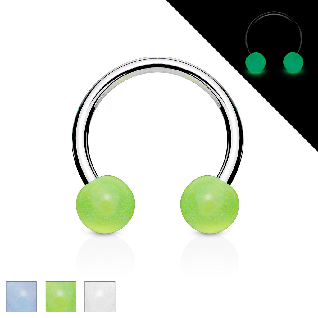 Horse Shoe With Glow Ball - all colors
