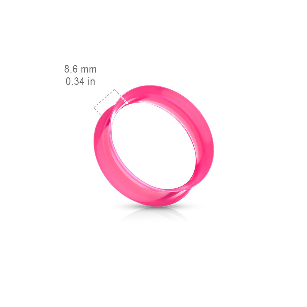 Double Flared Saddle Ear Skin Tunnels Ultra Soft Silicone Flexible size chart