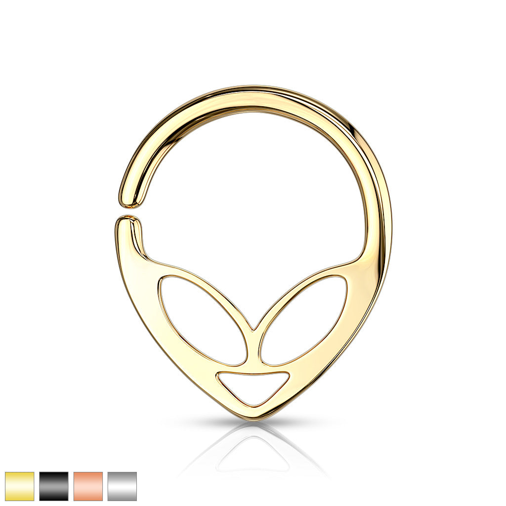 All 316L Surgical Steel Alien Bendable Hoop Rings For Ear Cartilage, Daith, Nose Septum and More - all colors