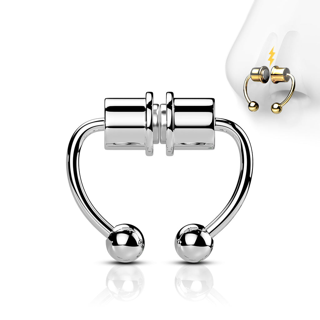 316L Fake Magnetic Septum Horseshoe - Steel