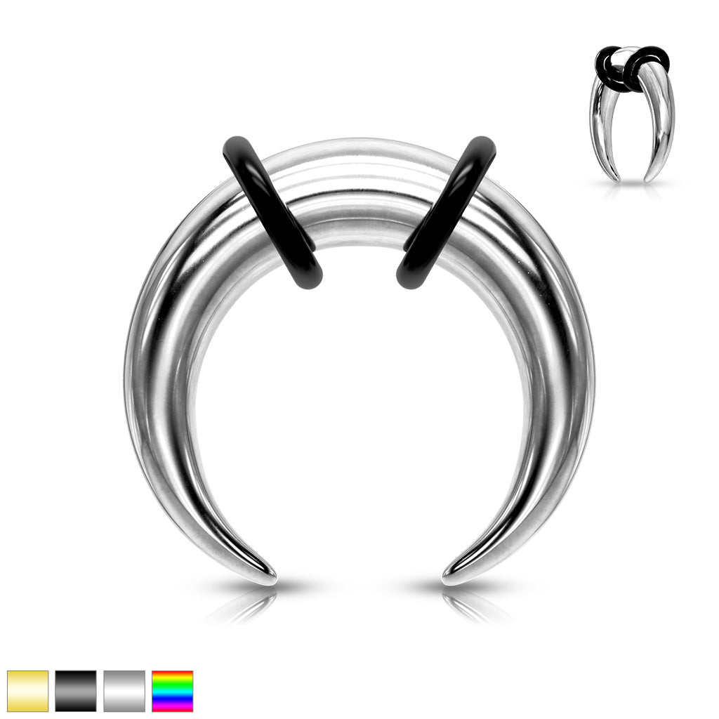 316L Surgical Stainless Steel Bull Tapers - all colors