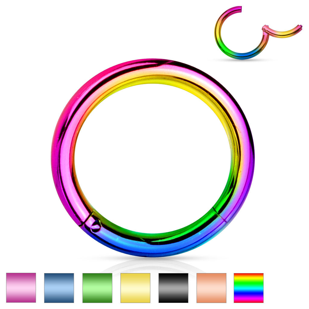 PVD Coated Hinged Segment Hoop Rings